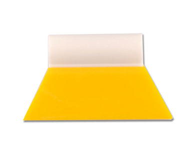 Raclette Jaune Teflon avec poignée blanche : Yellow Turbo (8.5cm)